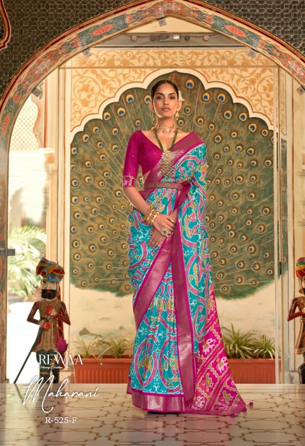 Rewaa Maharani Pure Dola Silk Designer Patola Saree Collection